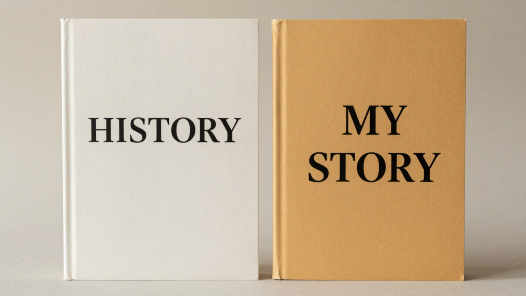 two books a history book and your life memoir written with YOUR MEMOIR BLUEPRINT