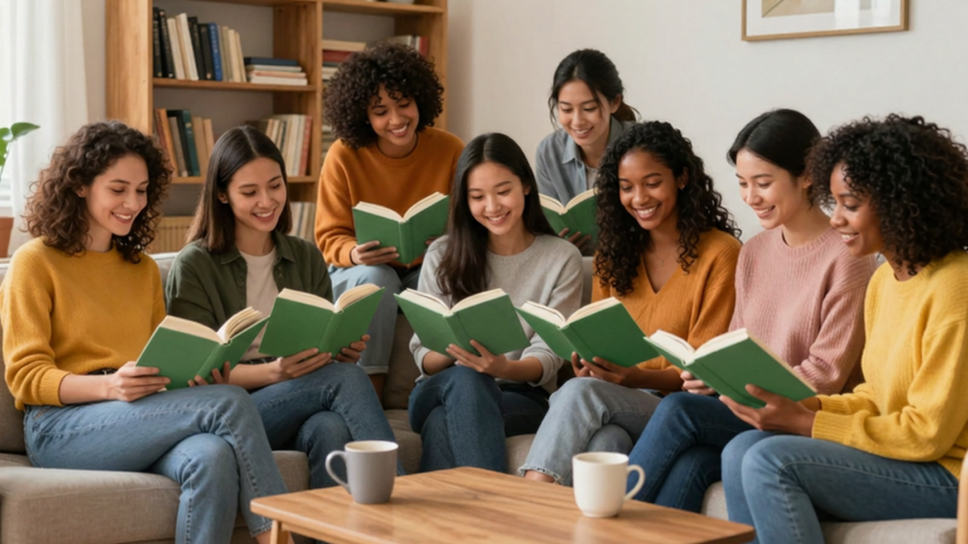 book club reading an engaging memoir written via YOUR MEMOIR BLUEPRINT